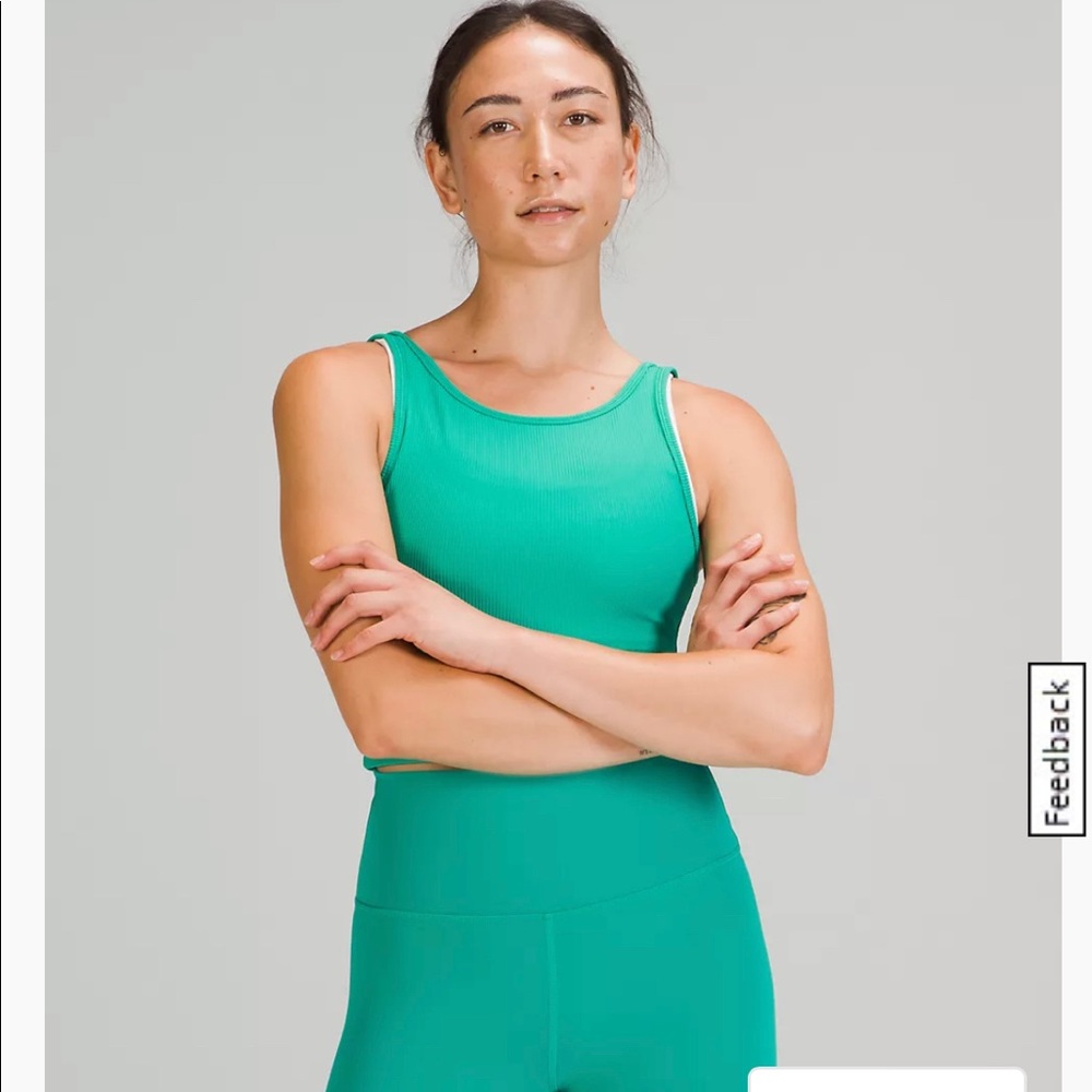 Lululemon Maldives Green Tank Size 10. Worn 1 time